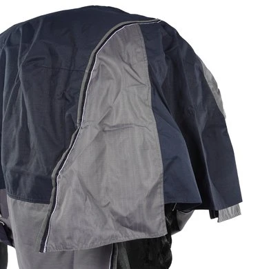 EQUITHÈME Turnout Rug Tyrex 600D 0g Navy/Grijs Dots - Afbeelding 5