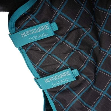 Amigo Pony Plus 50g ZwartCheck Teal/Zilver - Afbeelding 5