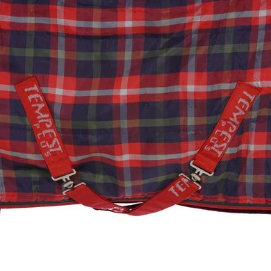 Tempest Staldeken Plus 200g Rood Geruit - Afbeelding 6