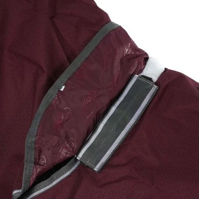 Weatherbeeta Regendeken Comfitec Plus Dynamic II Detach-A-Neck Lite Maroon/Grijs/Wit - Afbeelding 6