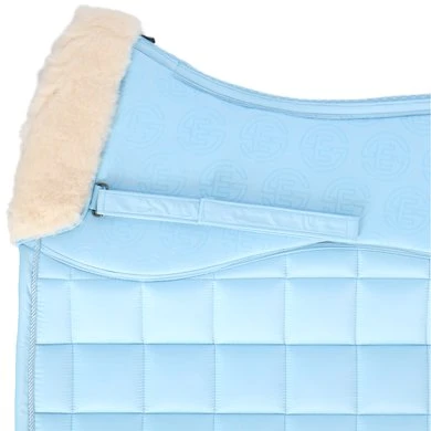 Eskadron Zadeldekje Reflexx Glossy Dressuur Lichtblauw Full - Afbeelding 3