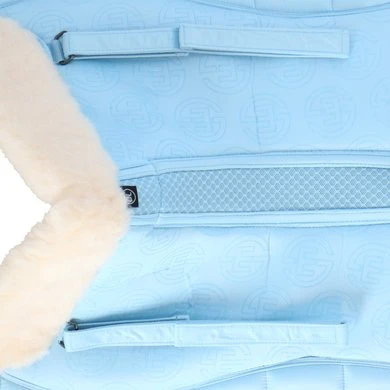 Eskadron Zadeldekje Reflexx Glossy Dressuur Lichtblauw Full - Afbeelding 6