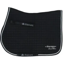 Bucas Zadeldekje Therapy Limited Edition Springen Black/Silver