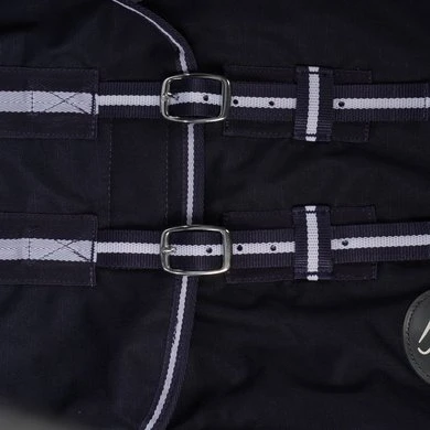 HKM Regendeken Economic Fleecevoering 0g Donkerblauw - Afbeelding 2