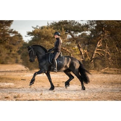 Bucas Zadeldekje Therapy Limited Edition Dressuur Black/Silver - Afbeelding 10