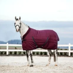 Rambo Cosy Stable 200g Burgundy/Teal/Navy 80/122