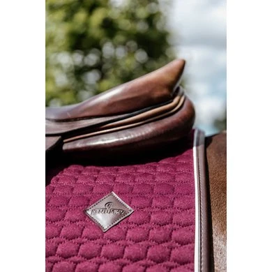 Kentucky Horsewear Kentucky Spring Zadeldekje Classic Leer Bordeaux - Afbeelding 7