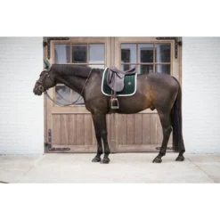 Kentucky Horsewear Kentucky Dressuur Zadeldekje Classic Contrast Pine Green Full