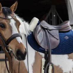 Kentucky Horsewear Kentucky Zadeldekje Skin Friendly Velvet Springen Navy Full