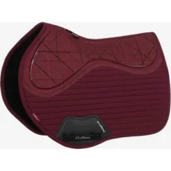 LeMieux Zadeldekje Softshell Grip EuroJump Burgundy L (Full)